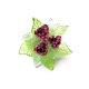 Rosen Ring mit grünen transparenten Blättern Farbwahl - Trachtenschmuck Dirndlschmuck