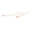 Rosegoldfarbene Brillenkette aus filigraner Gliederkette - Accessoire Brillenkette