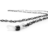 Gunmetal Brillenkette aus filigraner Gliederkette - Accessoire Brillenkette