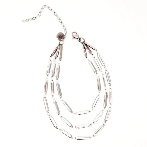 Edelstahl Armband mit 3 Strängen - Edelstahl Schmuck