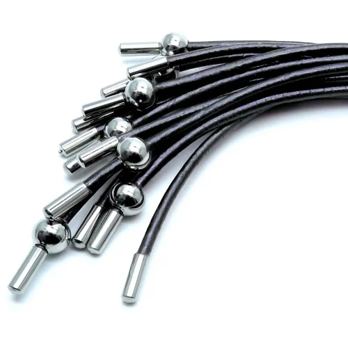 'DOT' by maxmuc Schlüsselanhänger Dark Pearl mit Edelstahlperlen