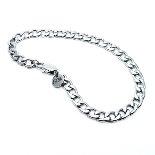 Männer Edelstahl Panzer Armband Breite 6mm - Edelstahl Schmuck