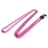 Pink Brillenkette aus Aluminium